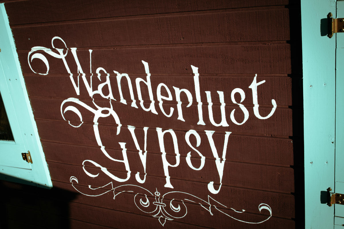 Wanderlust Gypsy sign